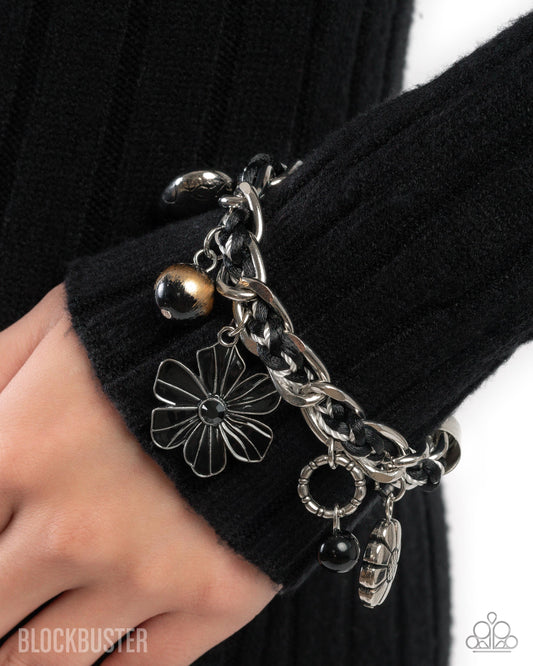 PREORDER ~ Equally Enchanted - Black Blockbuster Paparazzi Charm Bracelet