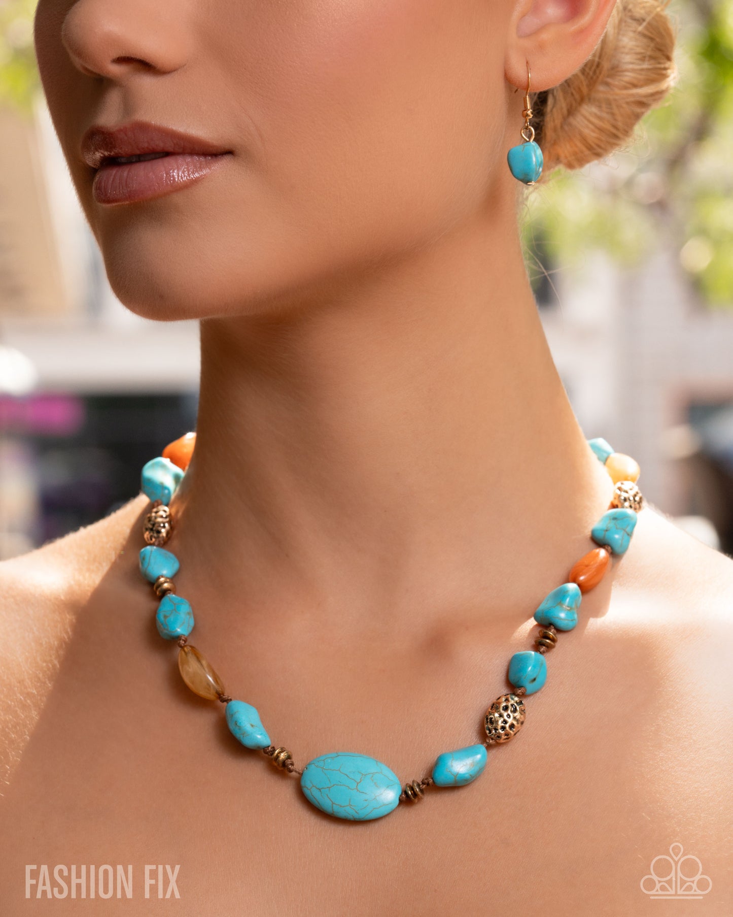 PREORDER ~ Simply Santa Fe - Paparazzi Turquois Necklace and Bracelet Set