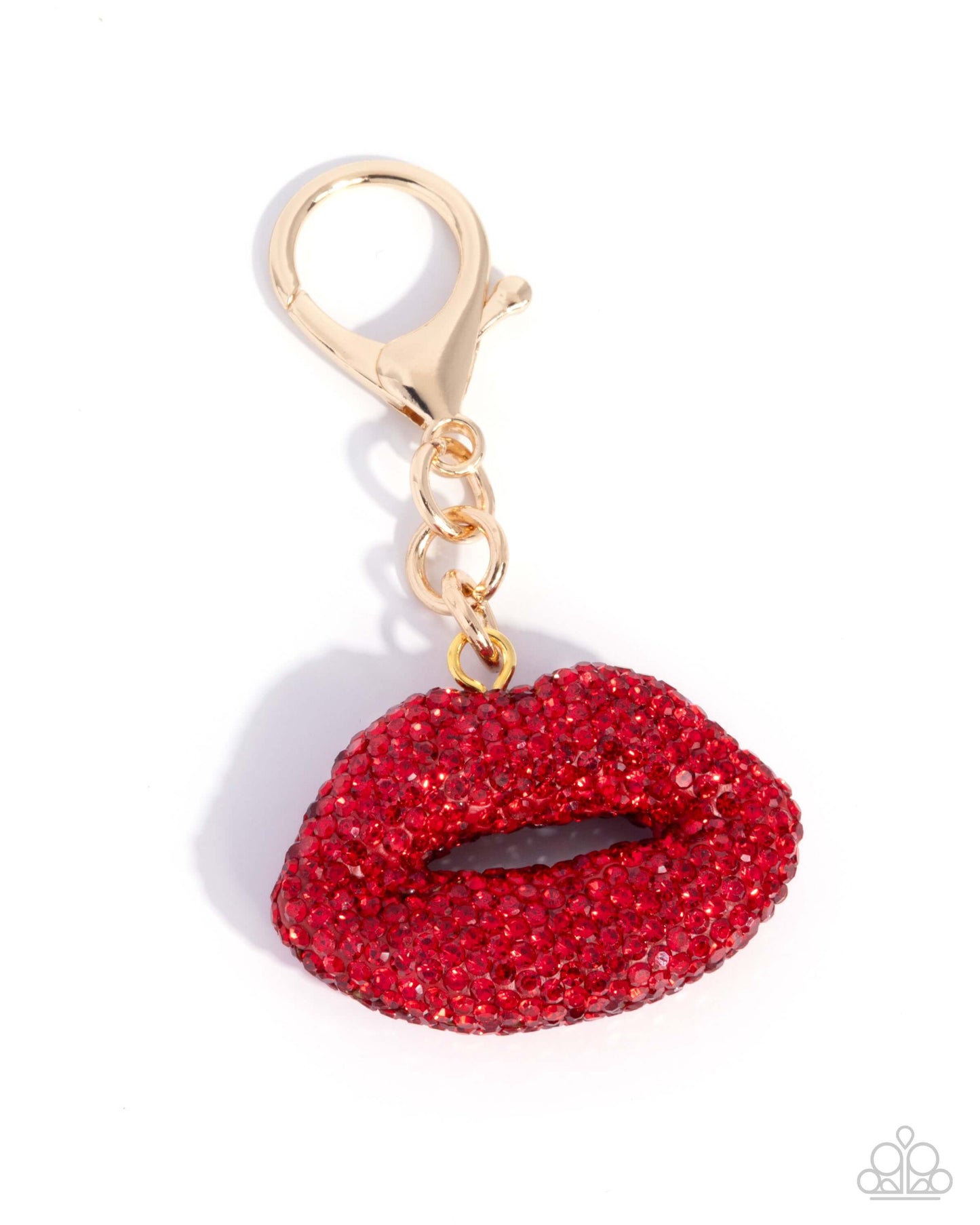 Good Luck Kiss - Red Paparazzi Bag Charm Accessories,Bag Charm,Charms,New Arrival,Red