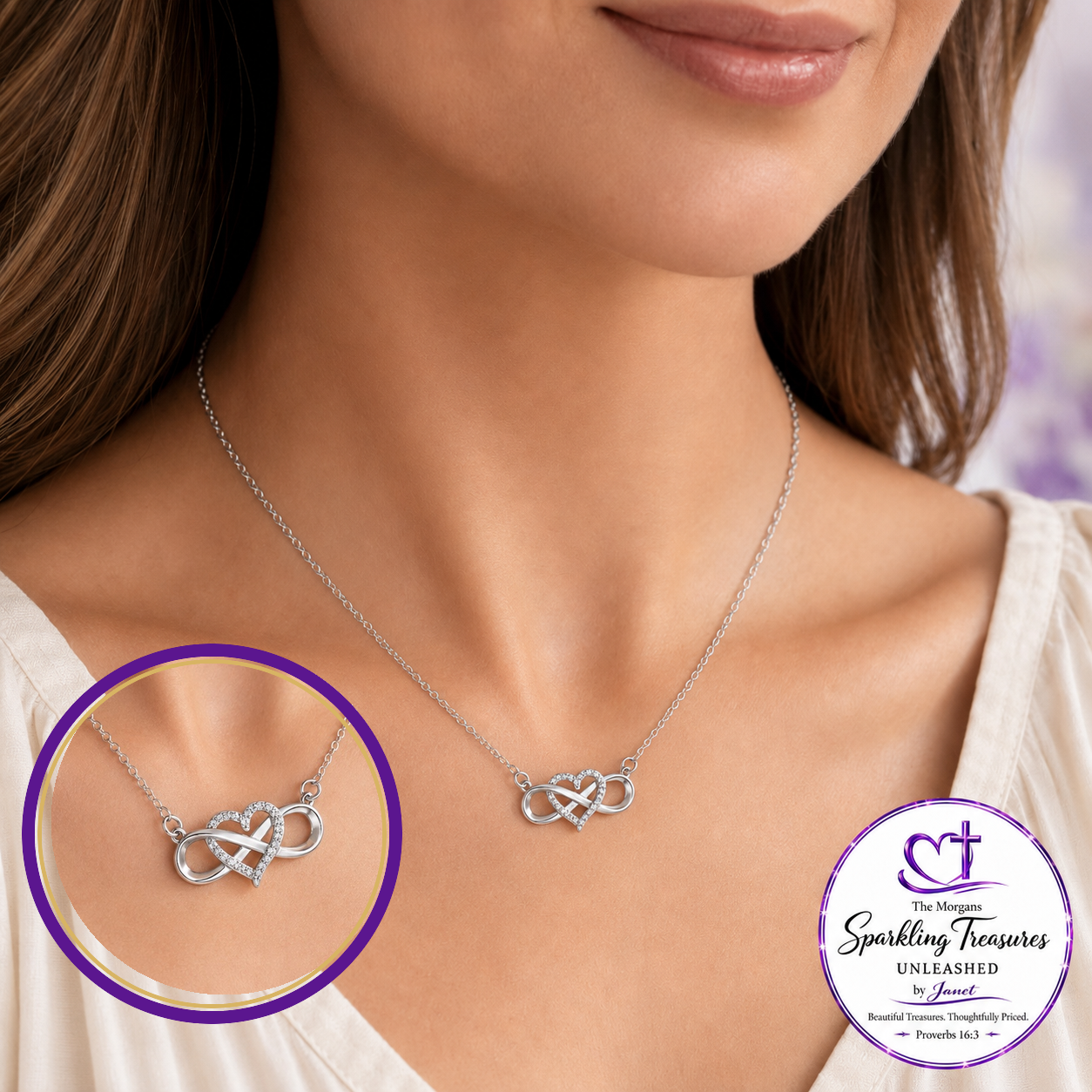 Endless Devotion™ Heart Pendant Necklace