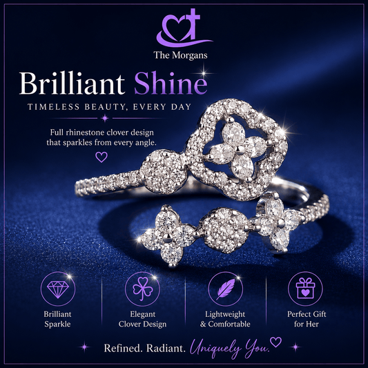 Timeless Spark Open Silver Ring