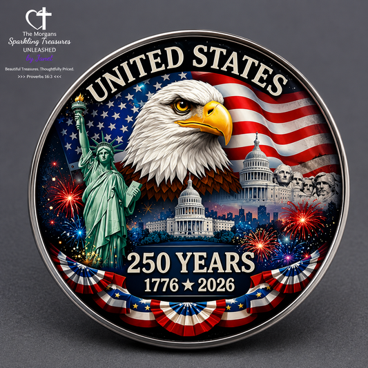 America 250th Legacy Eagle Commemorative Pin