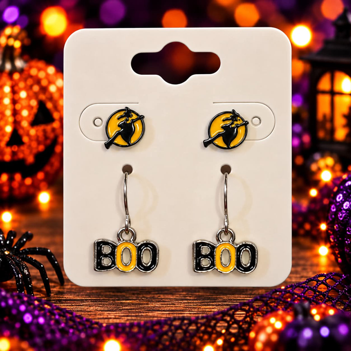 Harvest Festival™ 2-Pair Halloween Earring Sets
