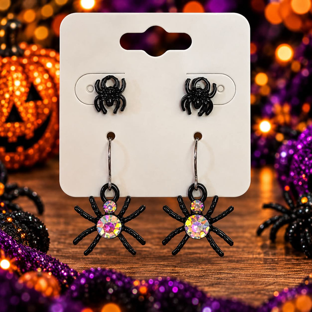 Harvest Festival™ 2-Pair Halloween Earring Sets