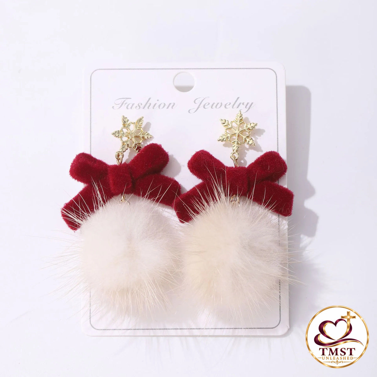 Cozy Noel™ Short Pom-Pom Earrings product photo