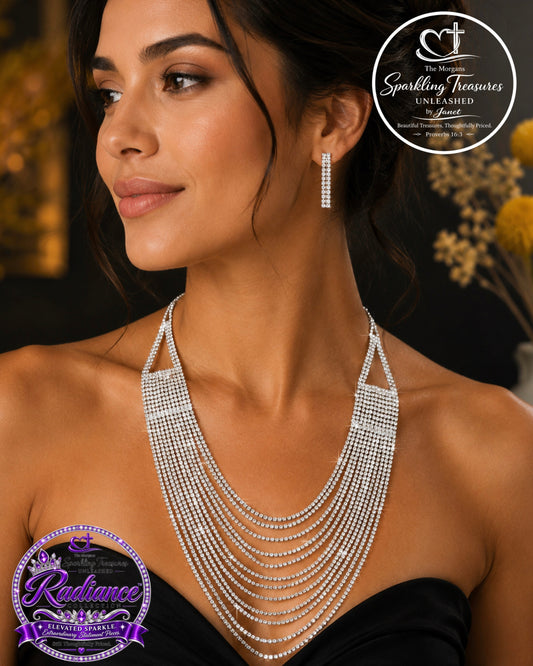 Cascading Brilliance™ Rhinestone Jewelry Set