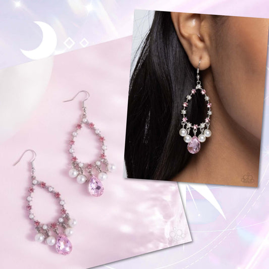 Baroness Behavior Paparazzi Pink Earrings $5 Jewelry with Janet Morgan EARRINGS