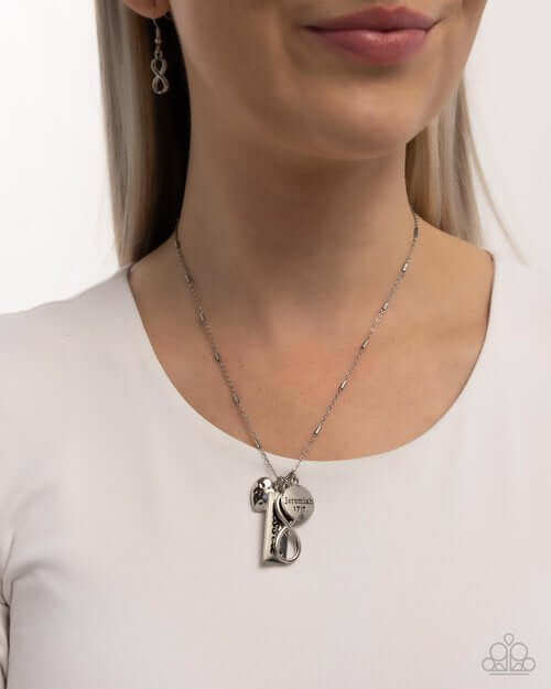 Confidence in Him Paparazzi Faith Blessed Necklace $5 Jewelry with Janet Morgan