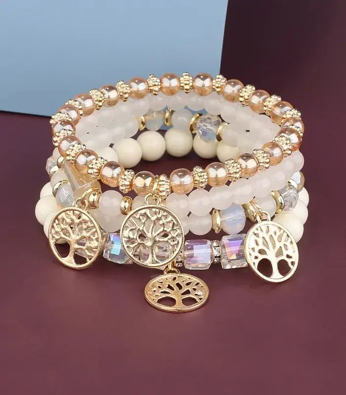 Golden Roots Boho Charm Stack
