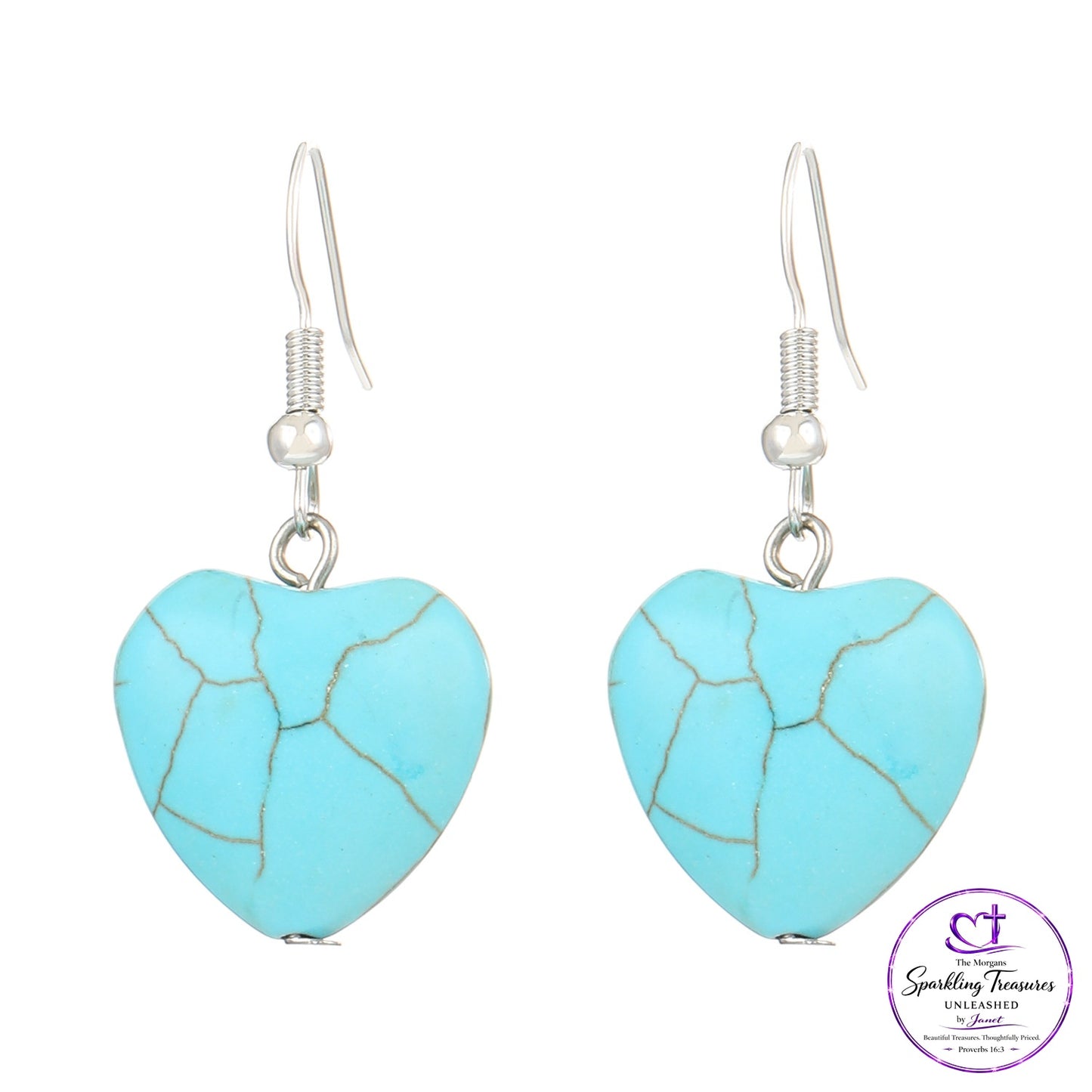 Blue Heart Whispers™ Earrings