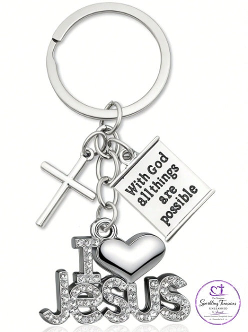 All Things Possible™ Faith Keychain