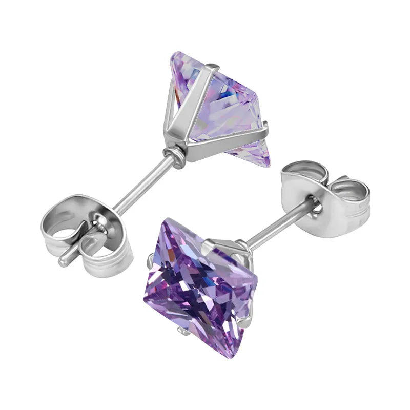 Petite Prism™ 3mm Stainless Steel Stud Earrings
