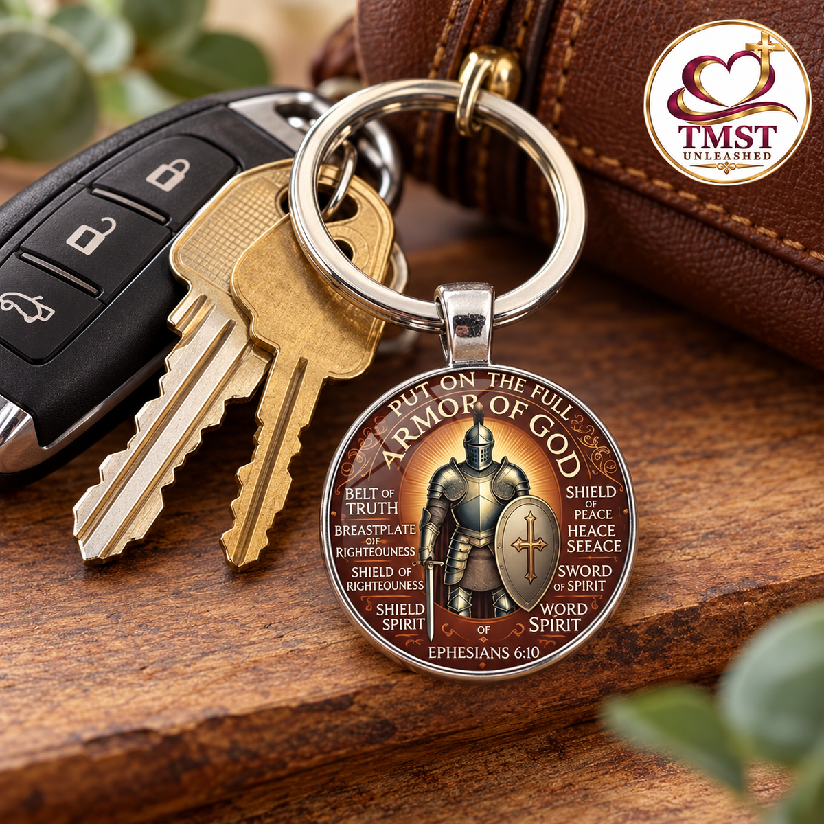 Armored in Faith™ Armor of God Keychain