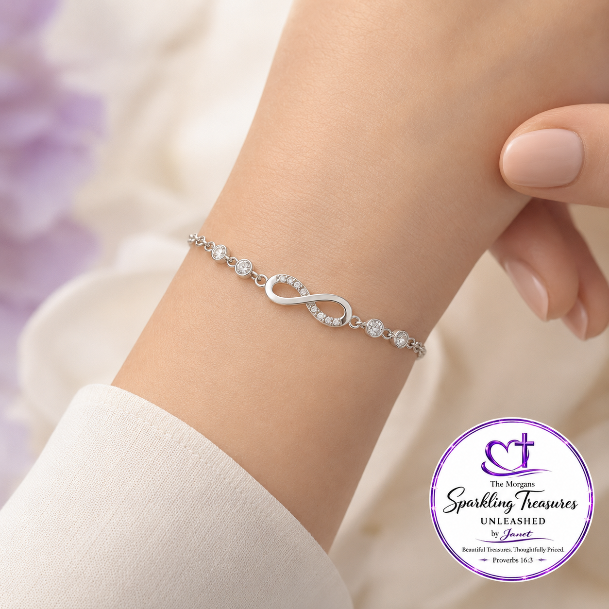 Infinity Spark™ Bracelet Silver