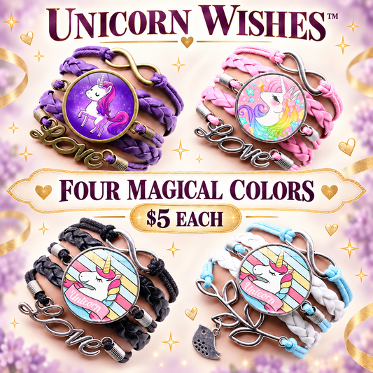 Unicorn Wishes Multi-Strand Gift Bracelet