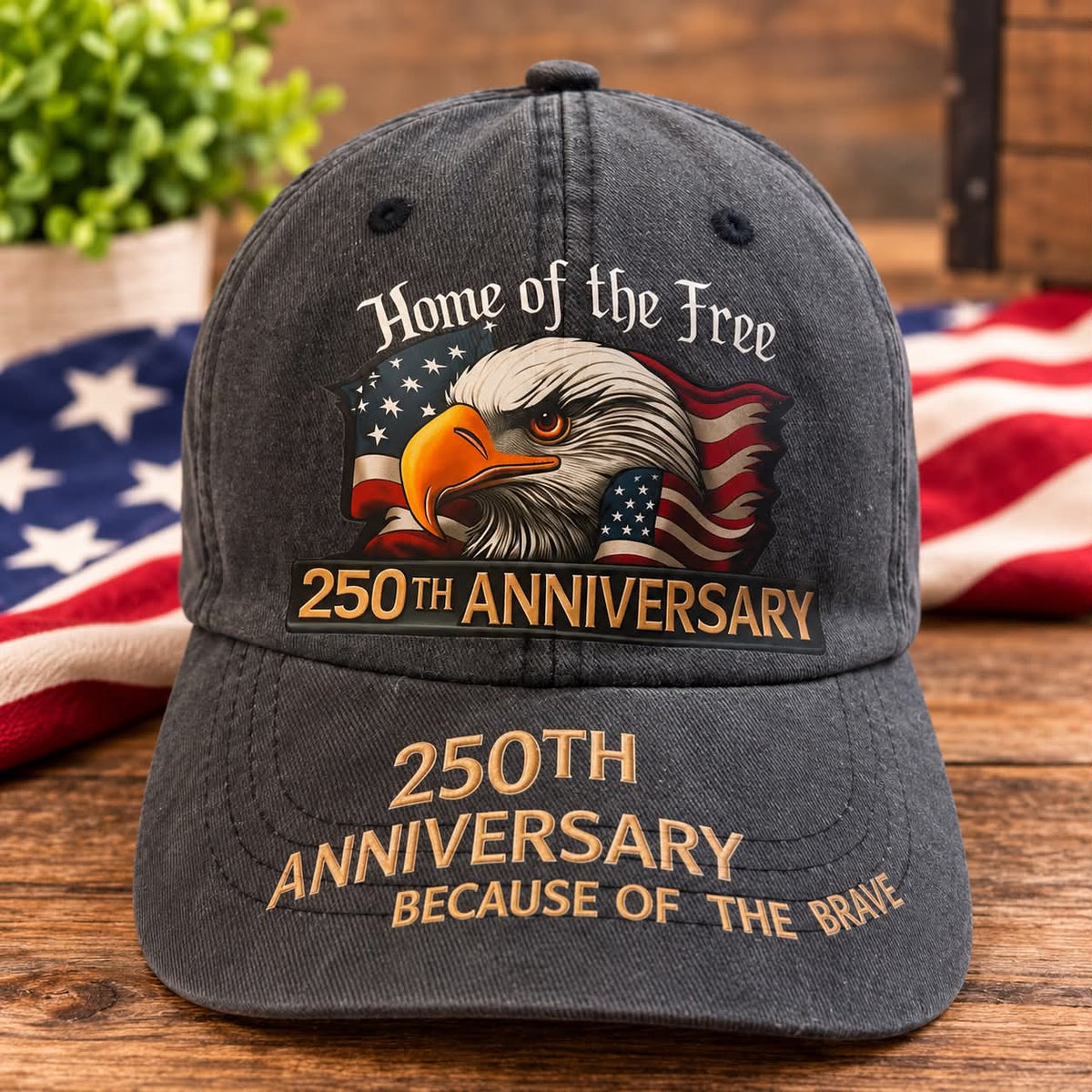 America 250th Heritage Eagle Baseball Cap