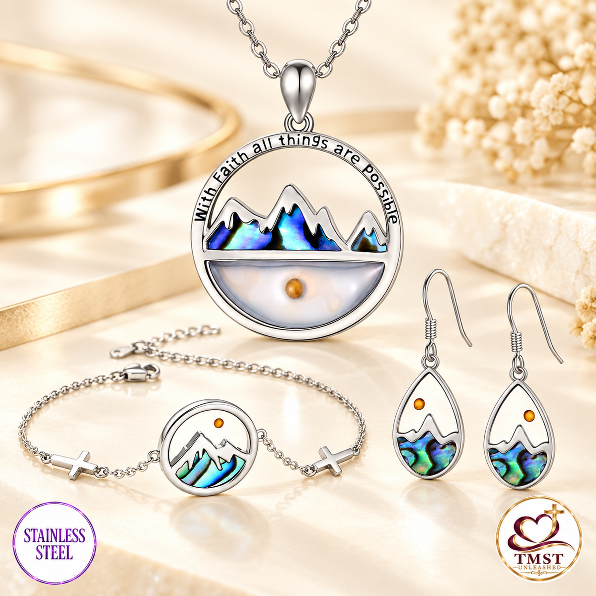 Mountains of Possibility™ 3-Piece Faith Jewelry Set