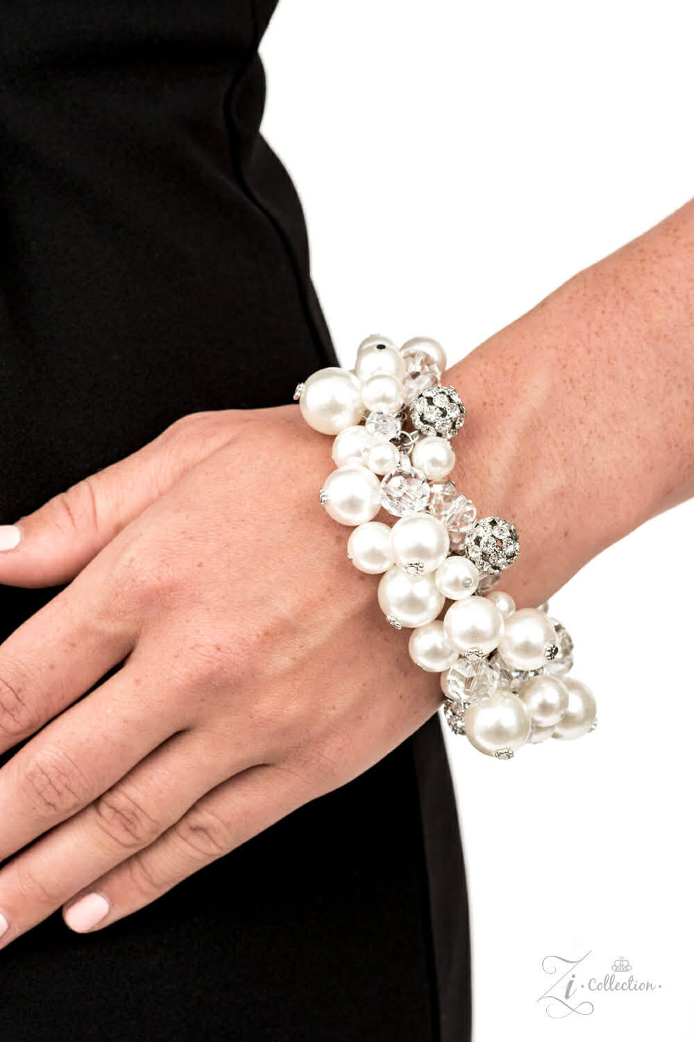 Paparazzi Couture Celebration Zi Bracelet Accessories,Bracelet,Pearls,Zi Bracelet