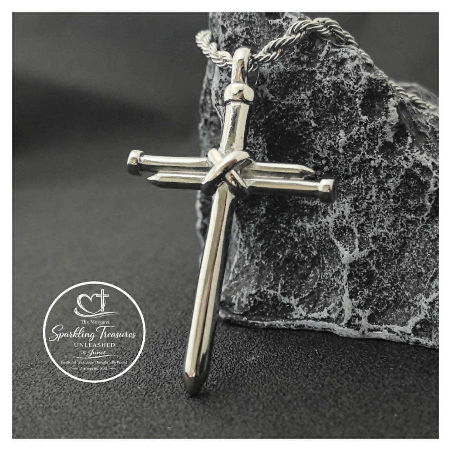 Bound by Faith” Cross Necklace