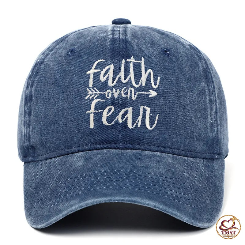 Faith Above Fear™ Adjustable Baseball Cap — Default Title