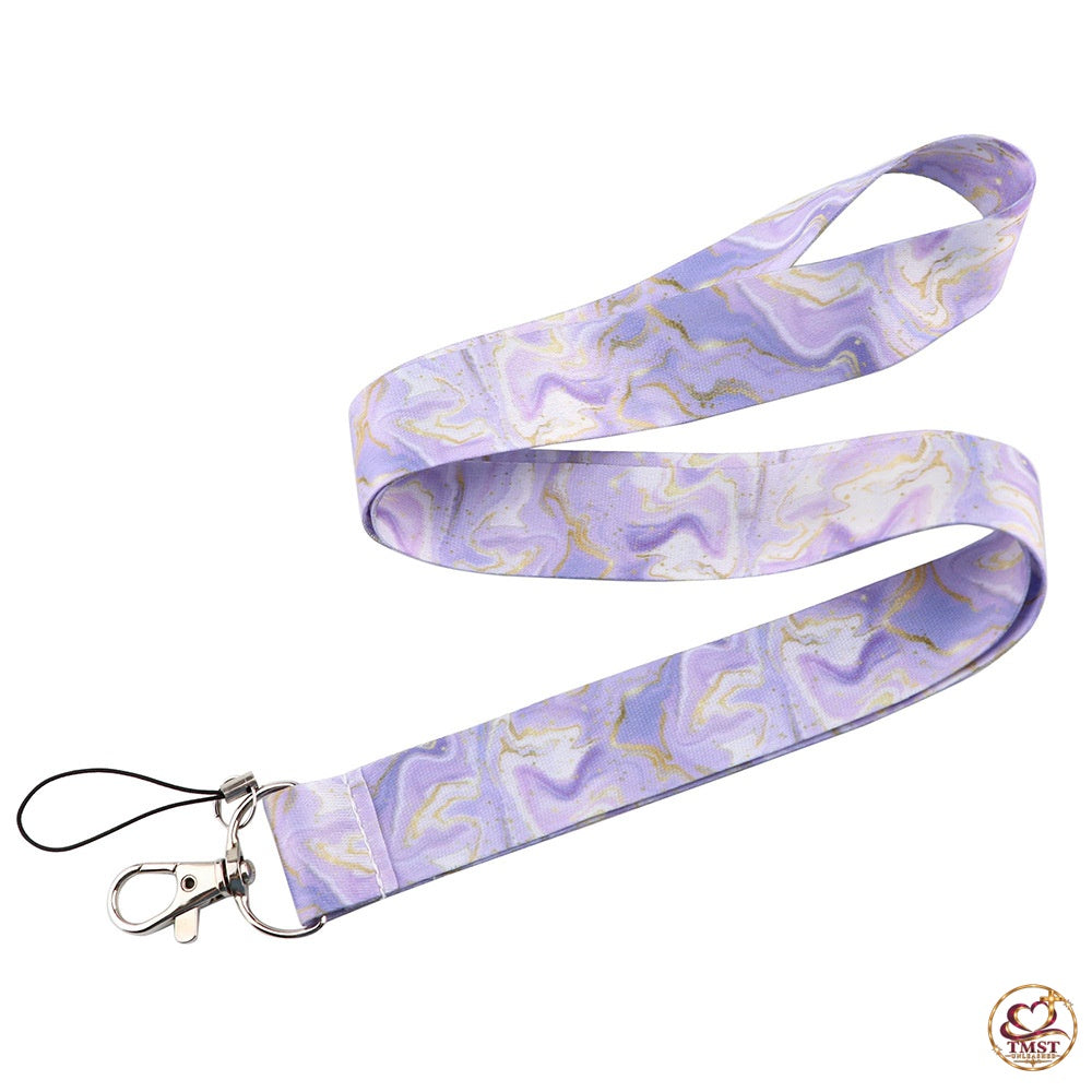 Lavender Marble Moments™ Lanyard