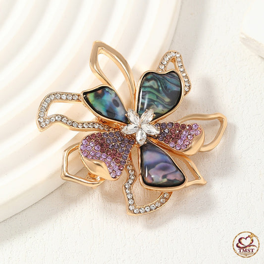 Petals of Radiance™ Rhinestone Brooch