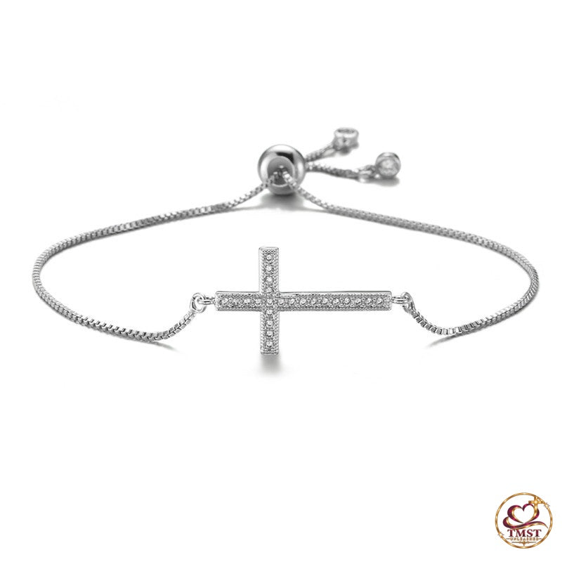 Graceful Cross™ Sliding Bracelet