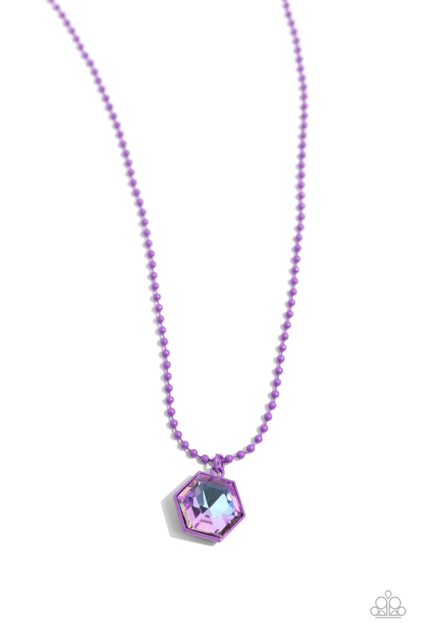 Sprinkle of Simplicity - Purple Paparazzi Necklace $5 Jewelry with Janet Morgan Necklaces